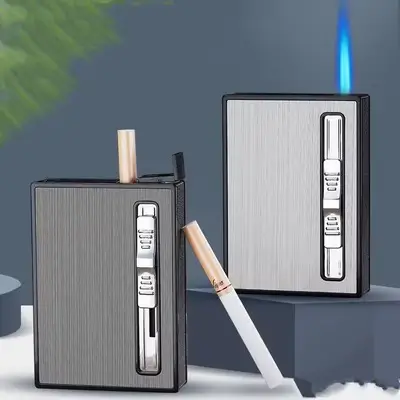 Cigarette Box And Lighter Combo