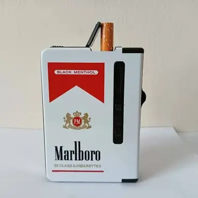Cigarette Box And Lighter Combo - Marlboro