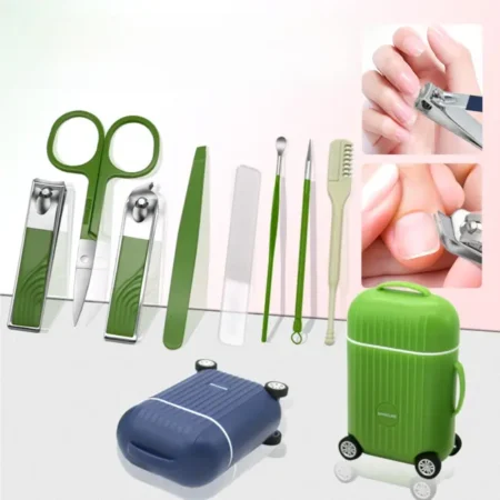 8 In 1 Suitcase Shape Nail Cutter Set