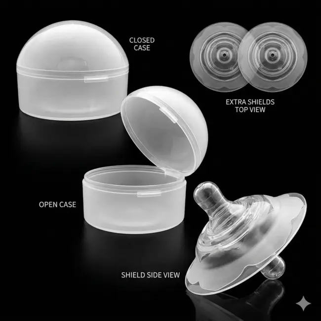 2 Pcs Silicone Nipple Shield - Image 2