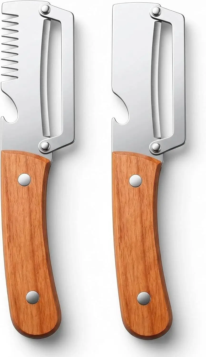 3-in-1 Stainless Steel Vegetable Peeler Set - Image 3